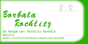 borbala rochlitz business card